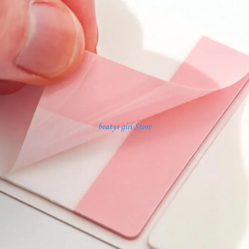 C7AB Pack of Clear Note Set Without Residues Multipurpose Translucent Index Tabs For Study Office Home Easy To Remove