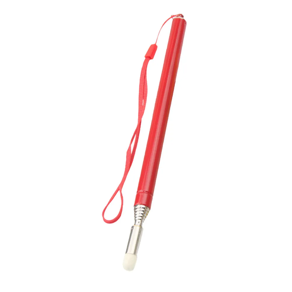 Telescopic Teachers Pointer Stainless Steel Retractable Handheld Presenter Classroom Whiteboard Pointer Red Extendable Teaching