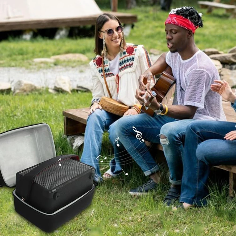 مكبر صوت صغير لاسلكي من مادة إي في إيه حقيبة حمل مضادة للصدمات ومضادة للخدش مع حزام كتف لمكبر صوت BT المحمول مارشال كيلبورن II