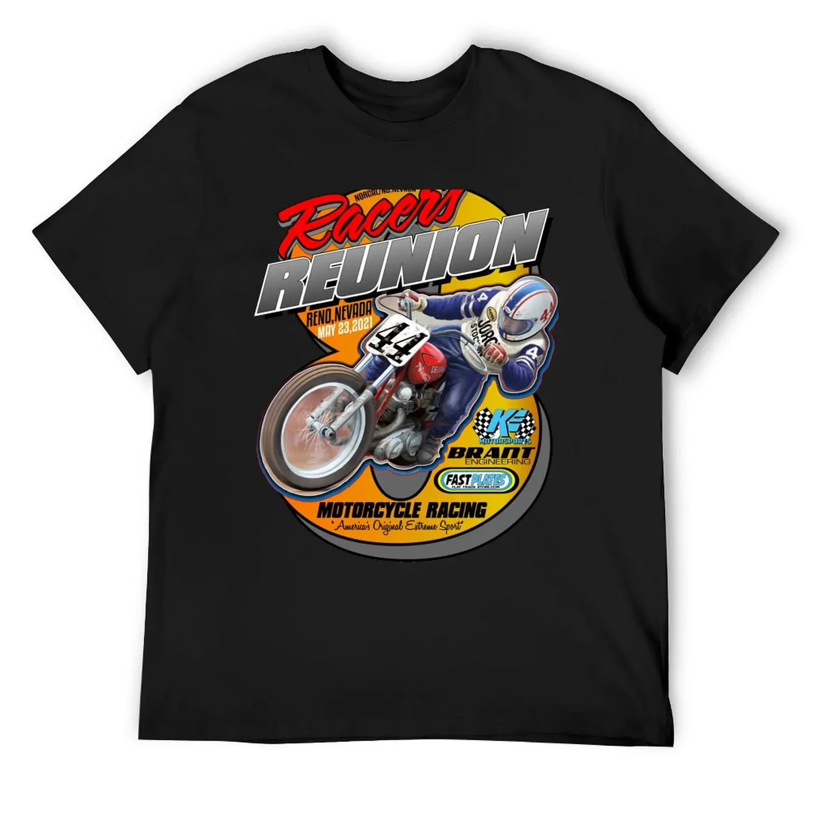 Racers Reunion 2021 Reno Nev T-Shirt custom t shirt vintage oversizeds graphic tee shirt T-shirts for men cotton