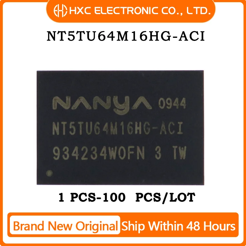 

1PCS/10PCS/50PCS/100PCS NT5TU64M16HG-ACI Brand New Original IC Chip