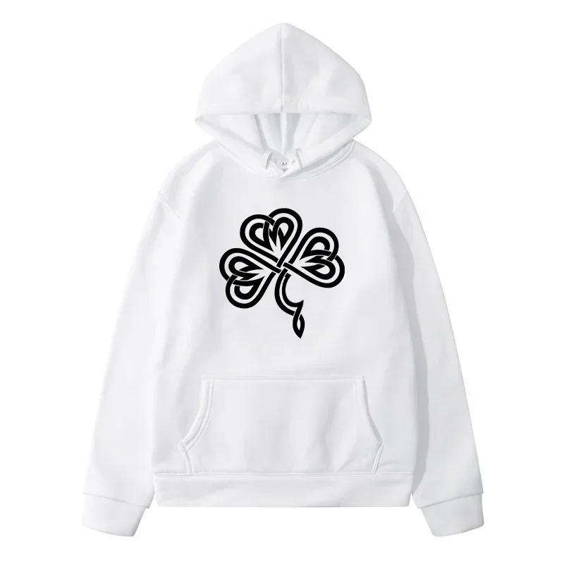 

Clover Sport Hoodies Women Cotton Casual Winter Autumn Hooded Sweatshirt 2024 Fashion Streetwear Sweatshirts Tops Oversized