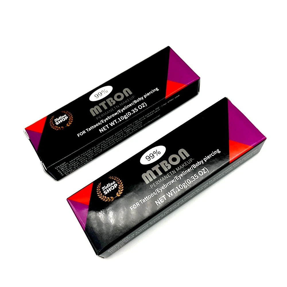 2025 새로운 오리지널 99% MTBON 문신 크림 영구 메이크업 전 마이크로 블레이드 눈썹 입술 10g 문신 크림