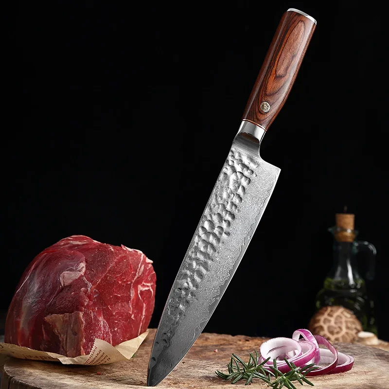 

High quality 67-storey Damascus Vg10 stainless steel kitchen knife, Japanese kitchen knife/kitchen knife for home kitchen chefs