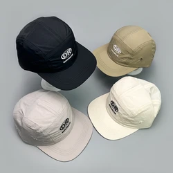 Flat Eaves Letter Embroidery Baseball Hats New Unisex Breathable Quick Drying Sports Sunshade ins Versatile Outdoor Peaked Caps