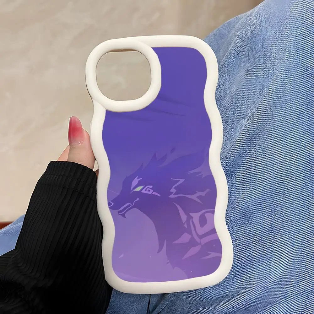 

Game GI Razor Wavy Edge TPU Mobile Phone Case for iPhone 17 16 15 14 13 12 11 Air Pro Max Plus Colorful Cover