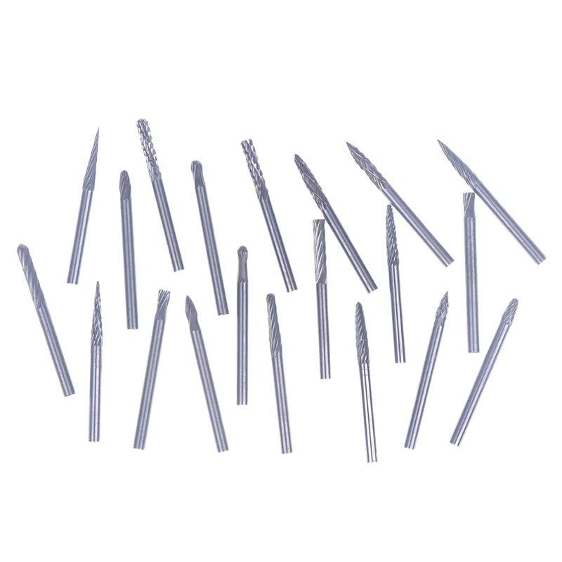 Picture 5: CPI-1Pc Tungsten Carbide Rotary File Hard Alloy Rotary Bur Drill Bit 3mm Shank Engraving Cutter Grinding Head for Metal&Plastic
