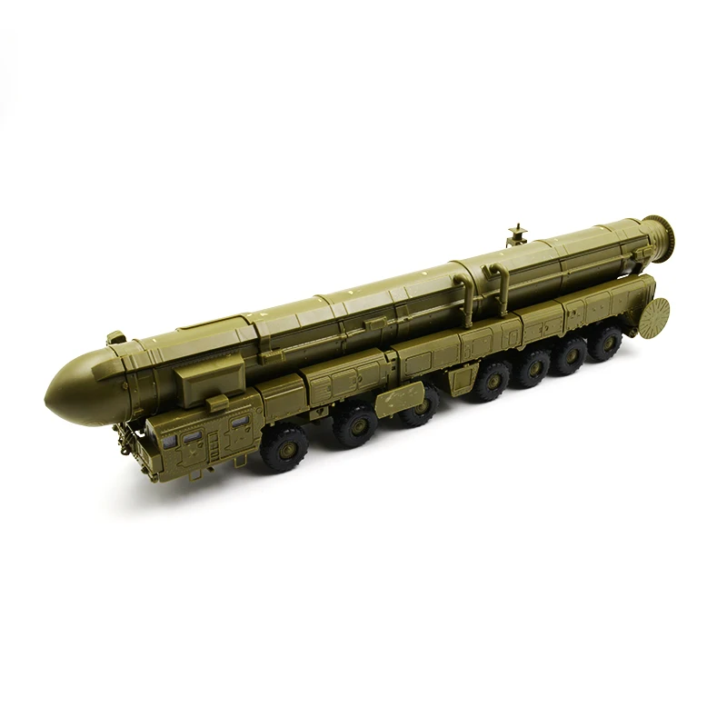 

1/72 Россия Белый тополя Межконтинентальный RT-2PM Ракетный запуск 4D Пластиковая сборная военная модель игрушки