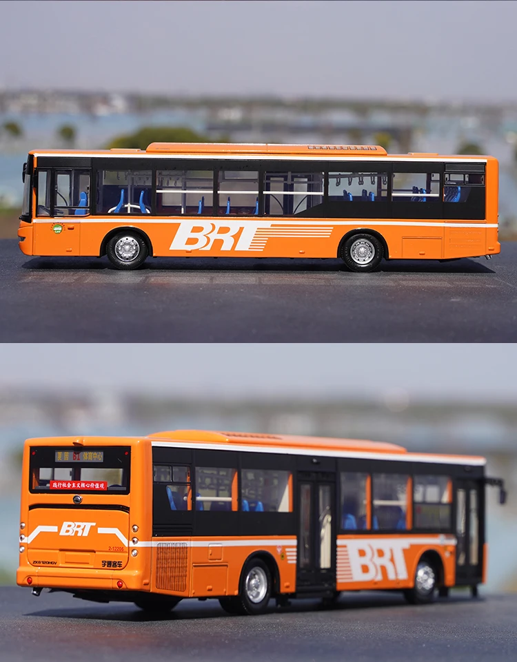 

1:42 Original Yutong Bus Bus Eagle Eye Low Floor ZK6128HG Guangzhou Bus Car Model