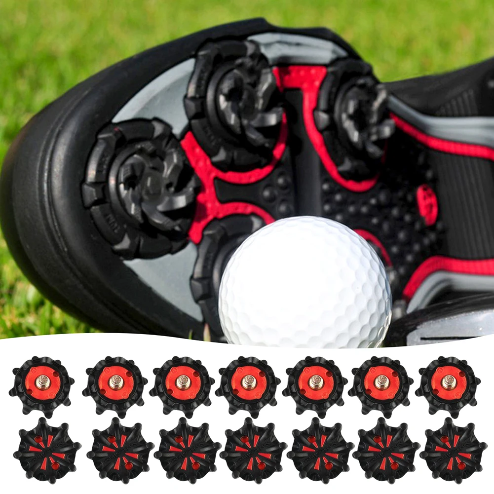 14pcs/Set Golf Cleats Anti-Slip Spikes For Golfs Shoes Durable Shoes Replacement Part Golfs Equipment Gifts For Golfs Lovers