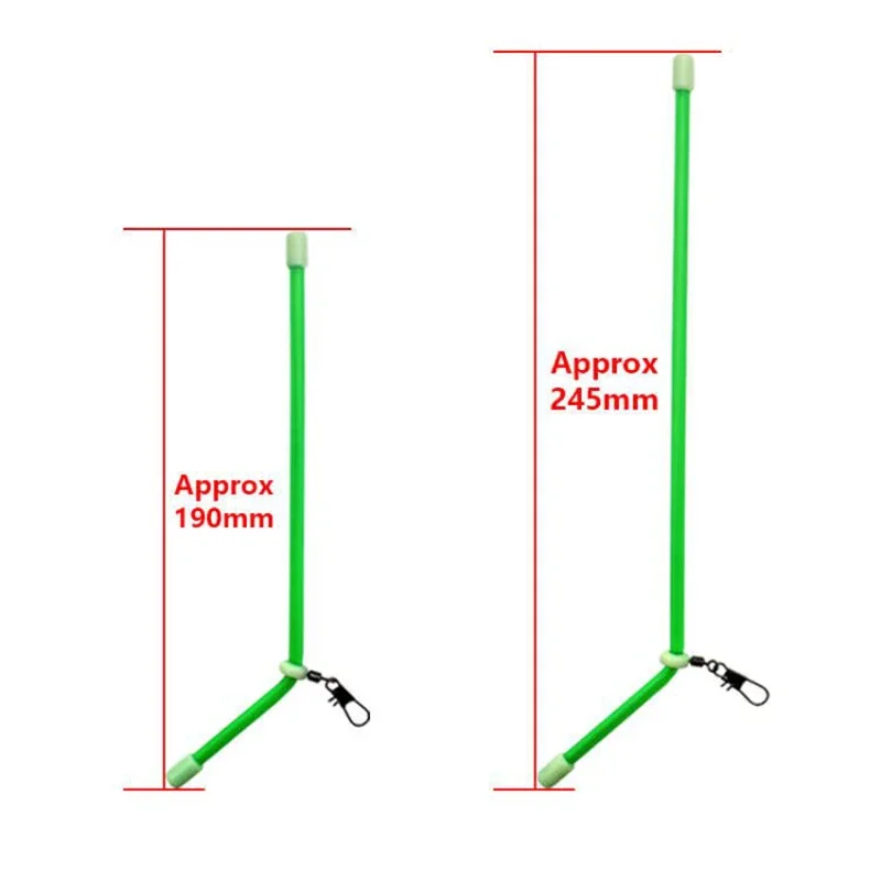 5x Carp Fishing Tool Heavy Duty Anti Tangle Boom Feeder Boom With Snaps Luminous Feeder Fishing  Cage Carp Rigs Accessories