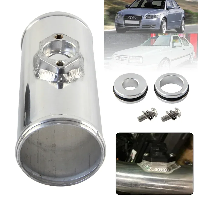 

Подходит для VW Jetta Golf Beetle A4 MK4 1.8T, фланец датчика MAP, черный/серебристый, адаптер фланца 2.5 дюйма.