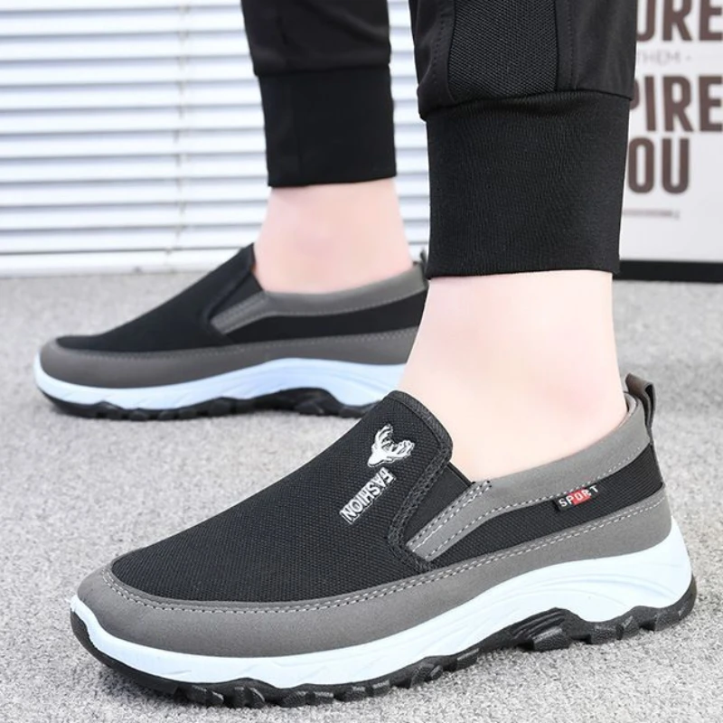 Men Canvas Shoes Designer Classic Student Canvas Shoes Fashion Loafers for Men Outdoor Male Oxford Sneakers Casual Driving Shoes