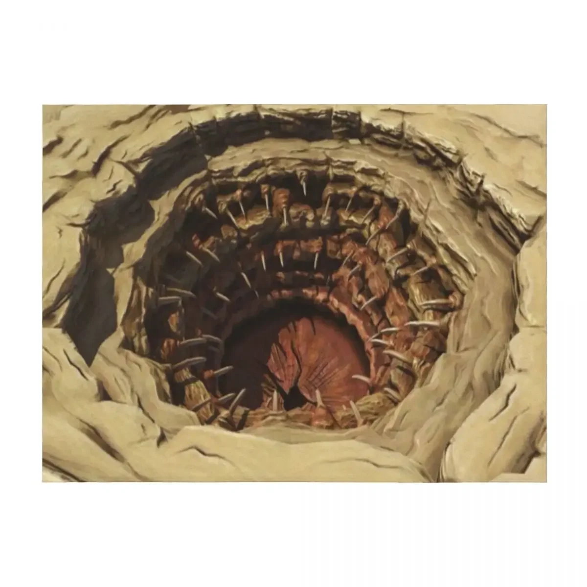 

The Sarlacc Pit Throw Blanket Plaid Bed Fashionable valentine gift ideas Beach Blankets