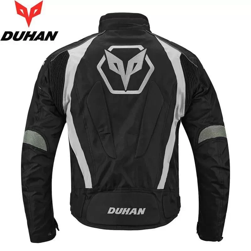 DUHAN Motorcycle Jacket & Pants Set Men's Waterproof Chaqueta Motocross Suit Protective Gear Jaqueta Motoqueiro Keep Warm Liner