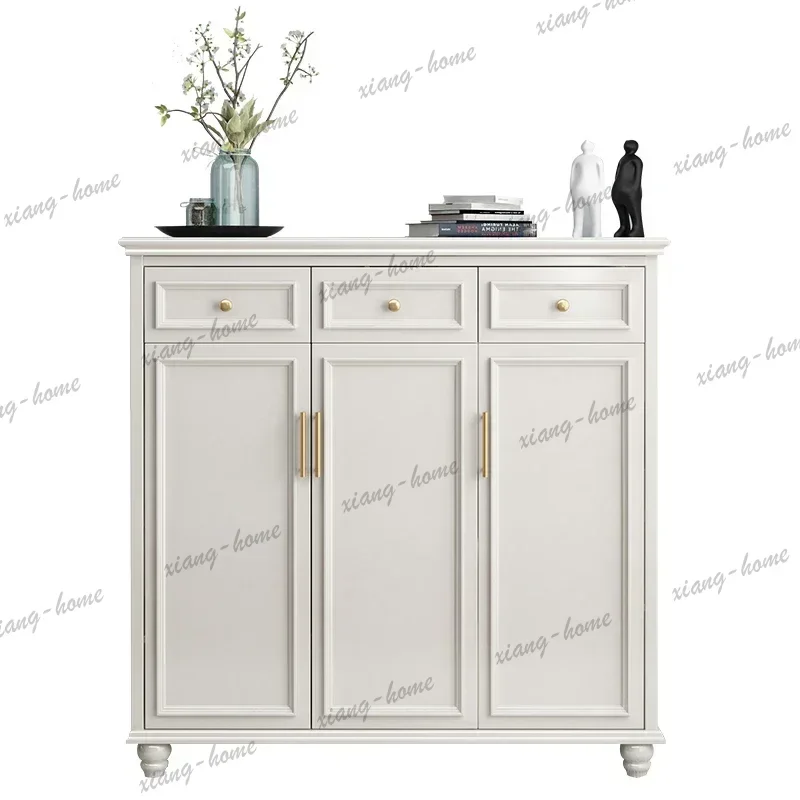 LJY Large Vertical Wood Shoe Cabinet Design Beutiful Storage Organizer Shoe Rack Space Saving Wooden Range Chaussure Home Furnit