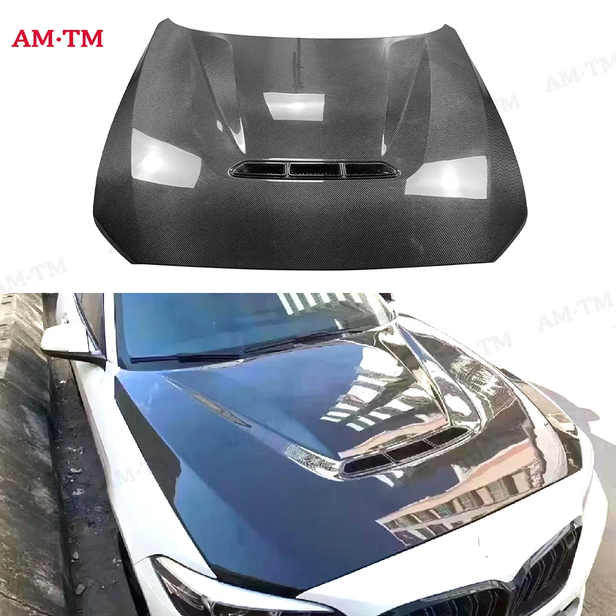 

For BMW 2 Series F22 F23 M2 F87 M2C Carbon fiber hood engine cover carbon fiber engine cover The hood of an automobil Body Kit