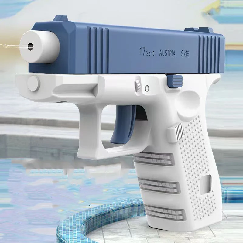 Pistolet à eau de tir continu entièrement automatique pour enfants et adultes, jouet de odornon électrique, jeu amusant en plein air pour la plage d'été, cadeaux pour enfants