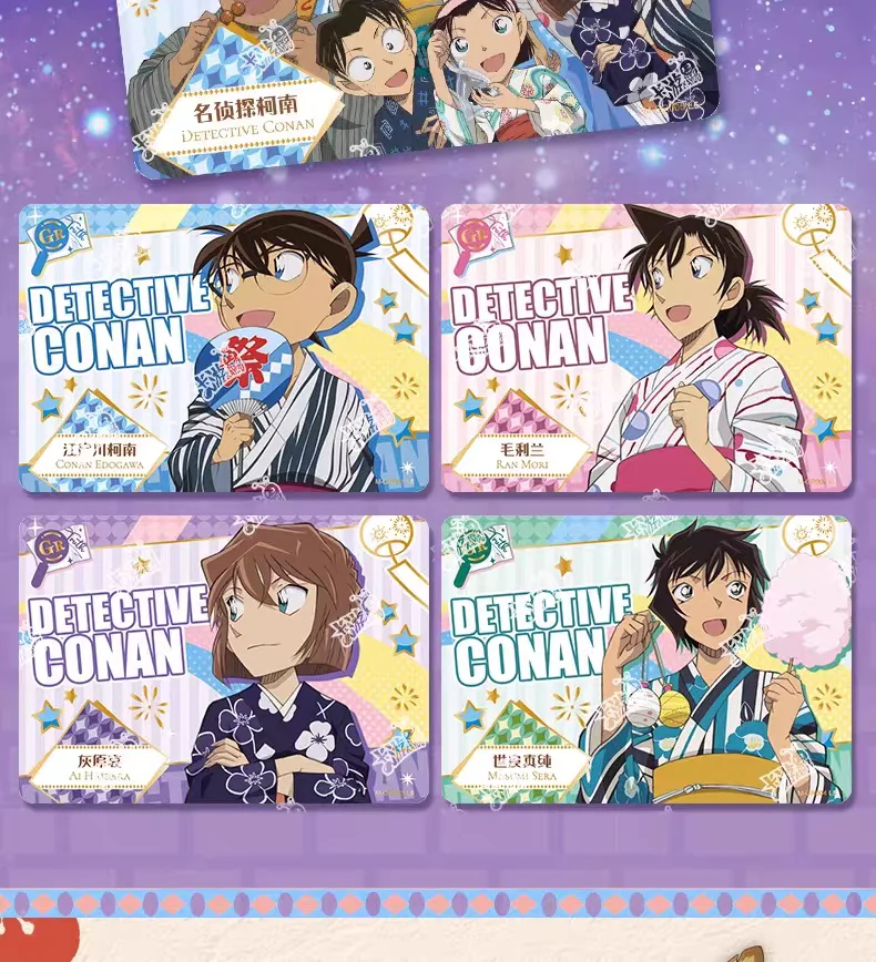 KAYOU Echte Detektiv Conan Karte Name Denken Reveal Paket Halloween Thema Kuroba Kaito Anime Sammlung Karten Spielzeug Geschenke – Detail 5