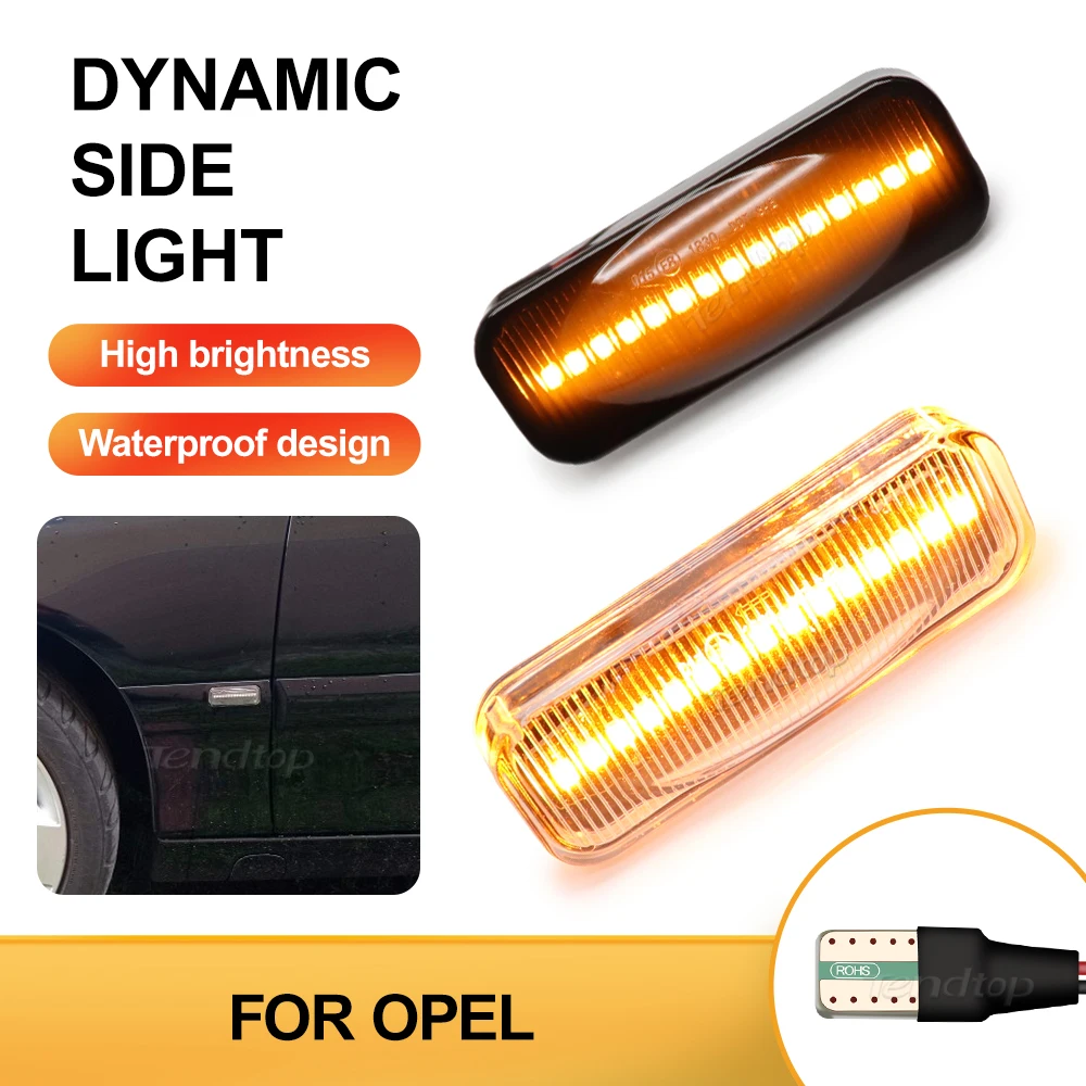 LED Dynamic Turn Signal Lights For Opel Omega B Stufenheck Caravan 1994-2003 Car Accessories Side Repeater Lamp