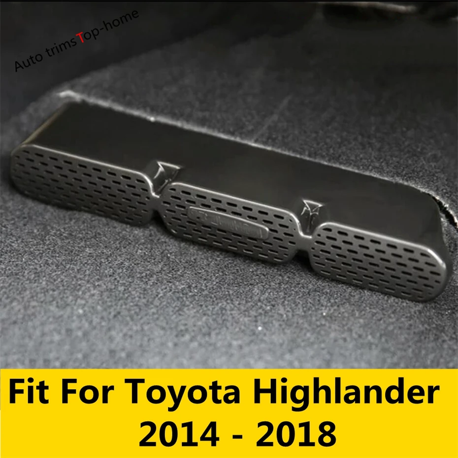 

Seat Under Floor Air AC Conditioner Duct Vent Heat Outlet Grille Frame Cover For Toyota Highlander 2014 - 2018 Car Accessories