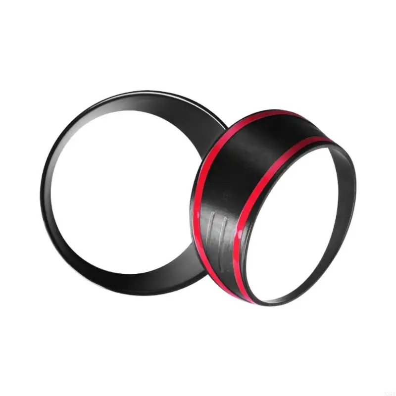 

1 пара лицевых панелей на рамке передней фары для 2018-2024 годов, декоративные кольца для фар, автоаксессуар, простая установка