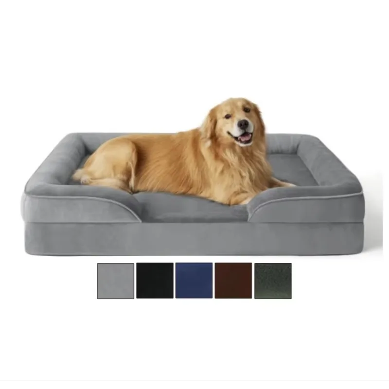 

Manufacturer Wholesale Washable Dog Bed Custom Oem Memory Foam Orthopedic Human Dog Bed Xxl