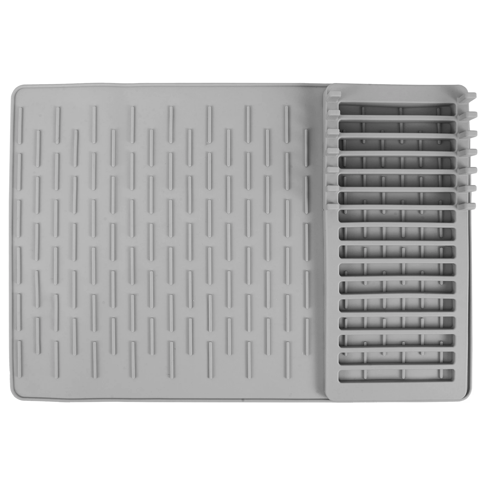

Silicone Dish Drying Mat For Kitchen Counter Drain Mat Small Large Heat Resistant Non Slip Foldable Easy Clean Kitchen