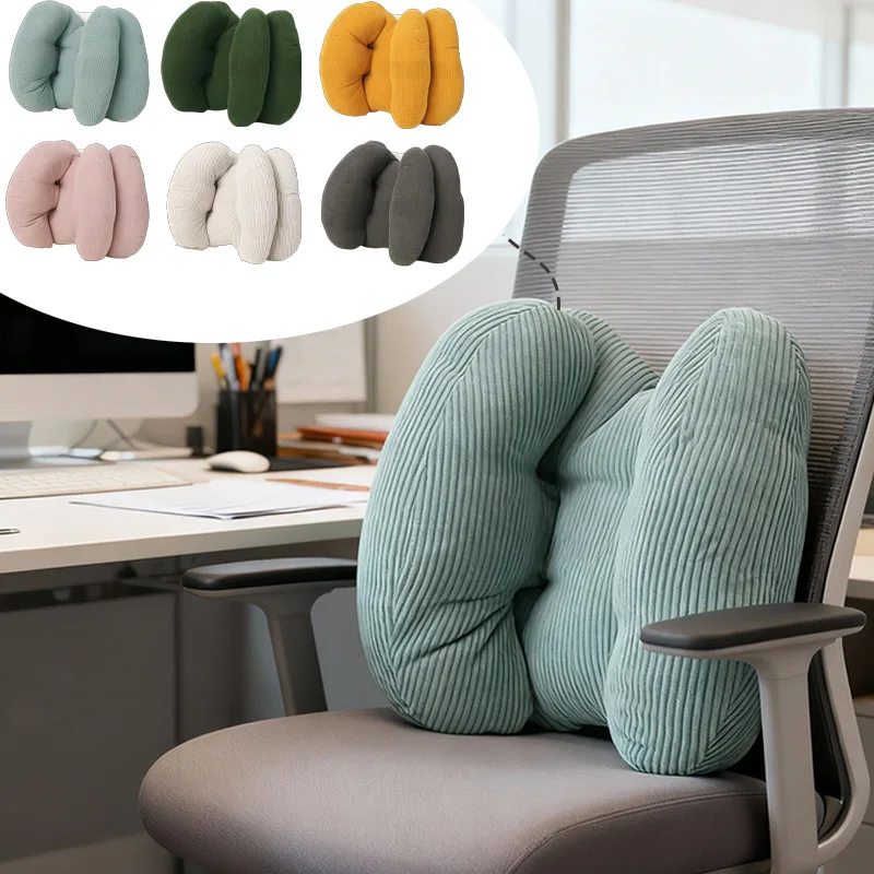 

Elegant Lumbar Support Pillow Waist Protection Backrests,Sitting for A Long Time At A Workstation for Office Chairs,pillow,Waist