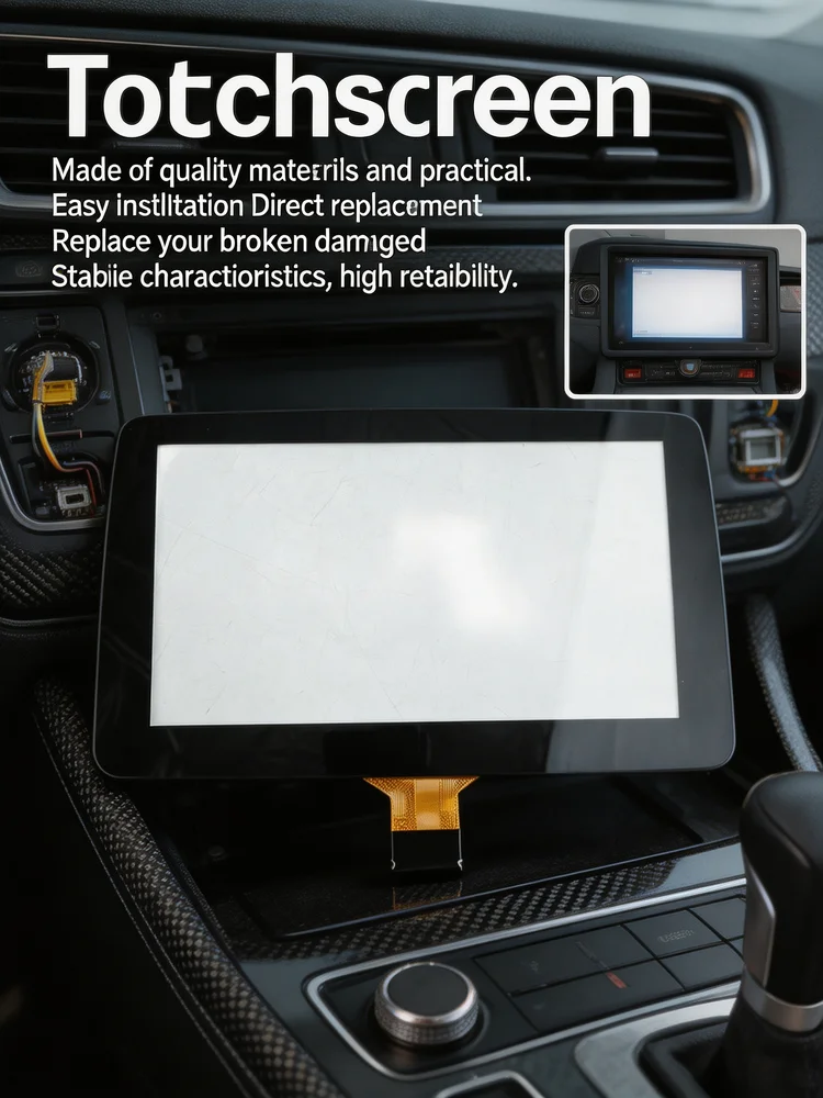 Car Radio Screen 7 Display Panel Digitizer Touchscreen Glass Car Accessories Must Have Car Parts LCD Display Car Audio