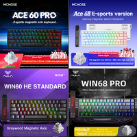 MCHOSE Ace Aula 60/68 Pro Esports Magnetic Switch Gaming Keyboard, 8K Return, Hot Swappable RGB,  Rapid Trigger for VALORANT,FPS