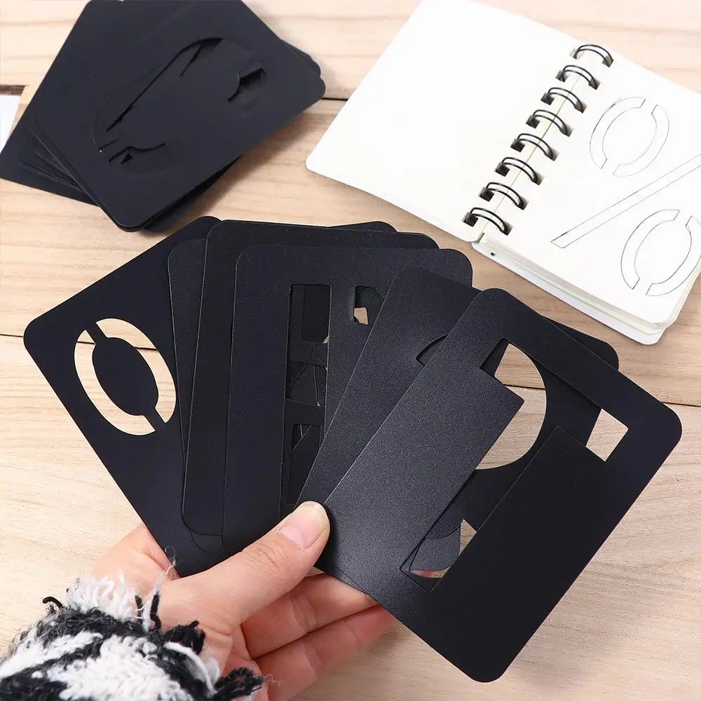 DIY Craft Stamping Letter Number Symbols Templates Spray Painting Template Hollowed Letter Stencils Kit Copying Stencils