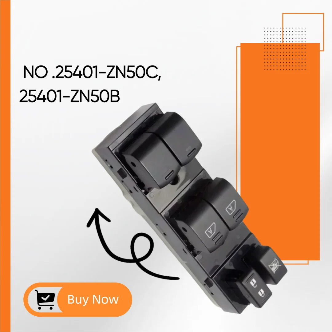 

Power Window Master Control Switch for Nissan Altima 2007-2012 New 25401-ZN50C OEM Quality Car Part