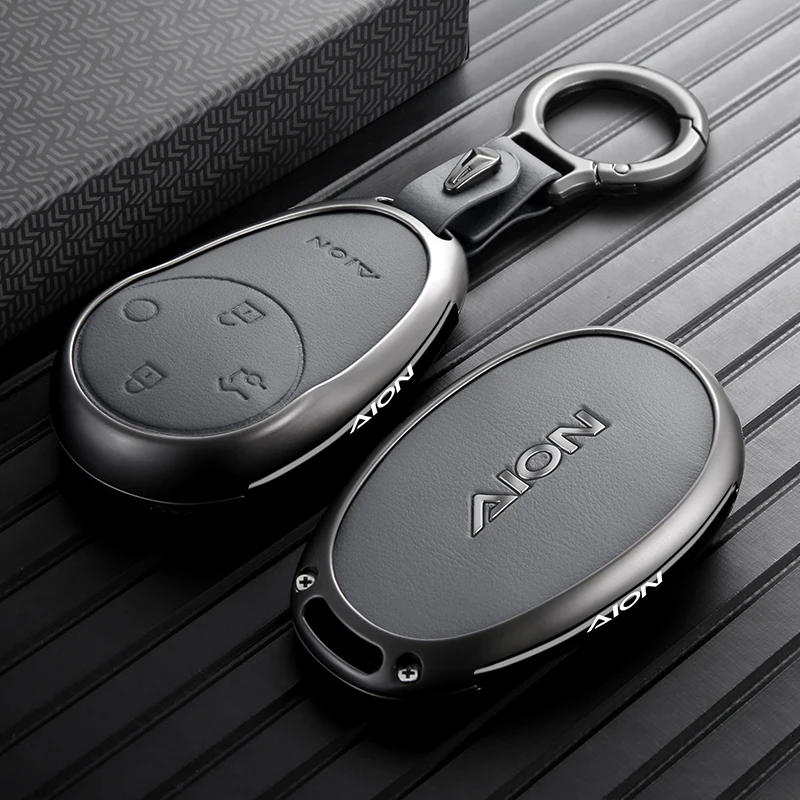 Key Fob Case For AION V Y Plus Car Key Protector Premium Zinc Alloy Full Protection Shockproof Heavy Duty UT I60 Car Accessories