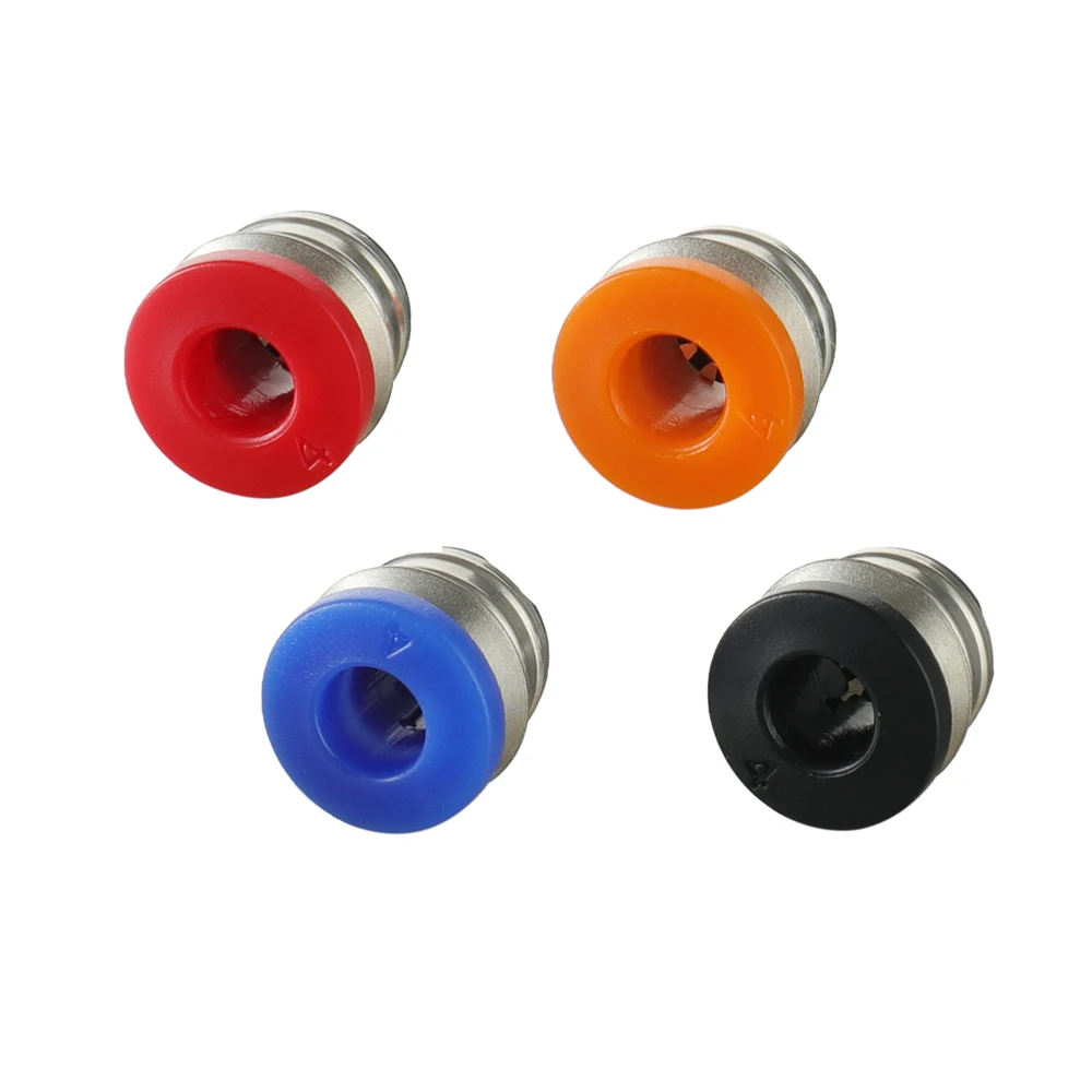 Xcr3d 4/8 peças de impressora 3d, conectores de acessórios pneumáticos 2*4 tubo ptfe bowden plugue rápido 1.75mm filamento hotend extrusora kit