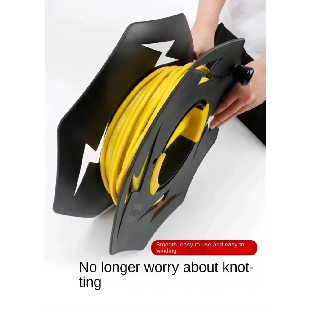 Heavy Duty Anti-winding Wire Reel Anti-pressure Hexagonal Frame Cable Reel Multi Purpose Plastic Extension Cord Reel