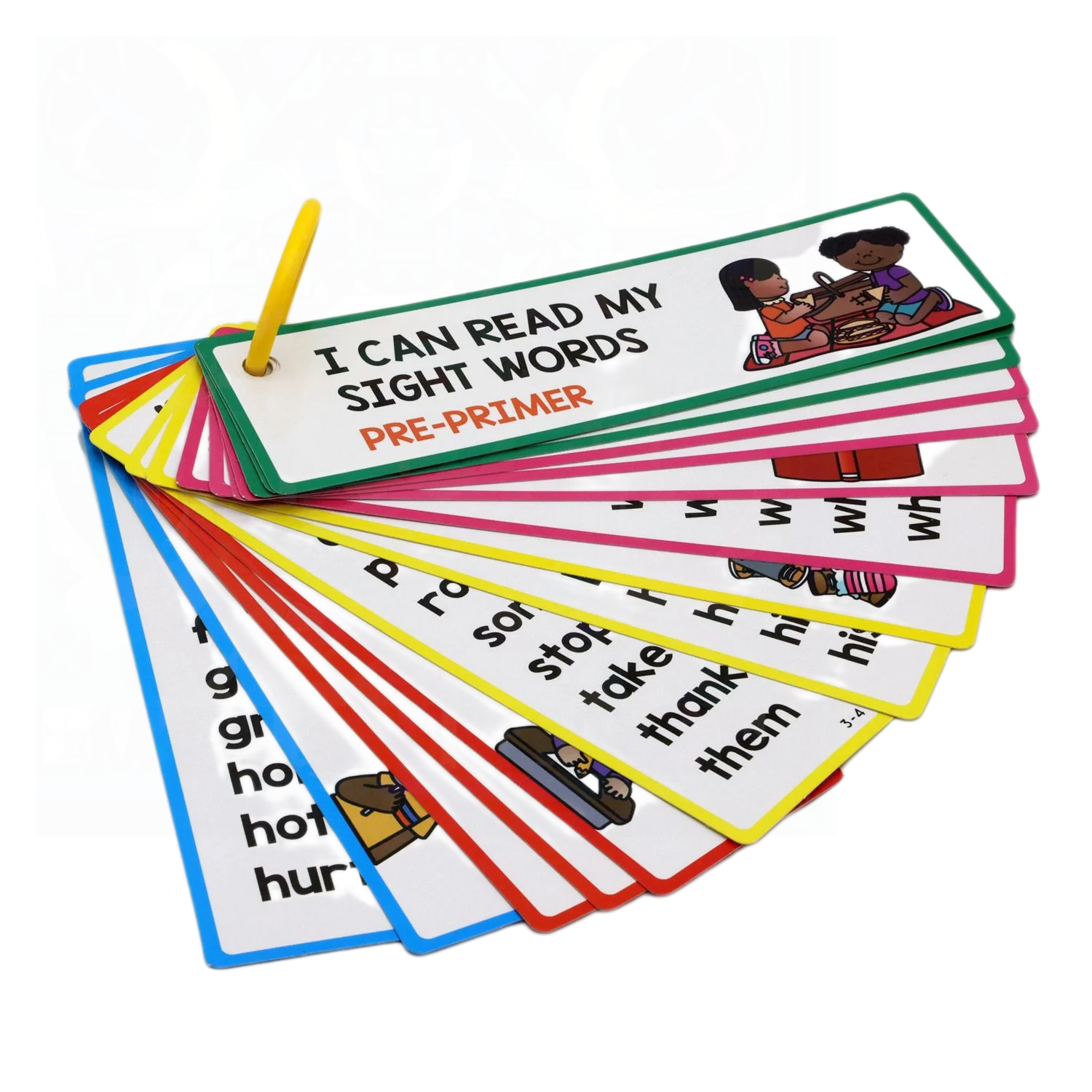 16 high-frequency English word cards Boost Reading Skills with 16 Popular English Word Cards - Perfect for Children's