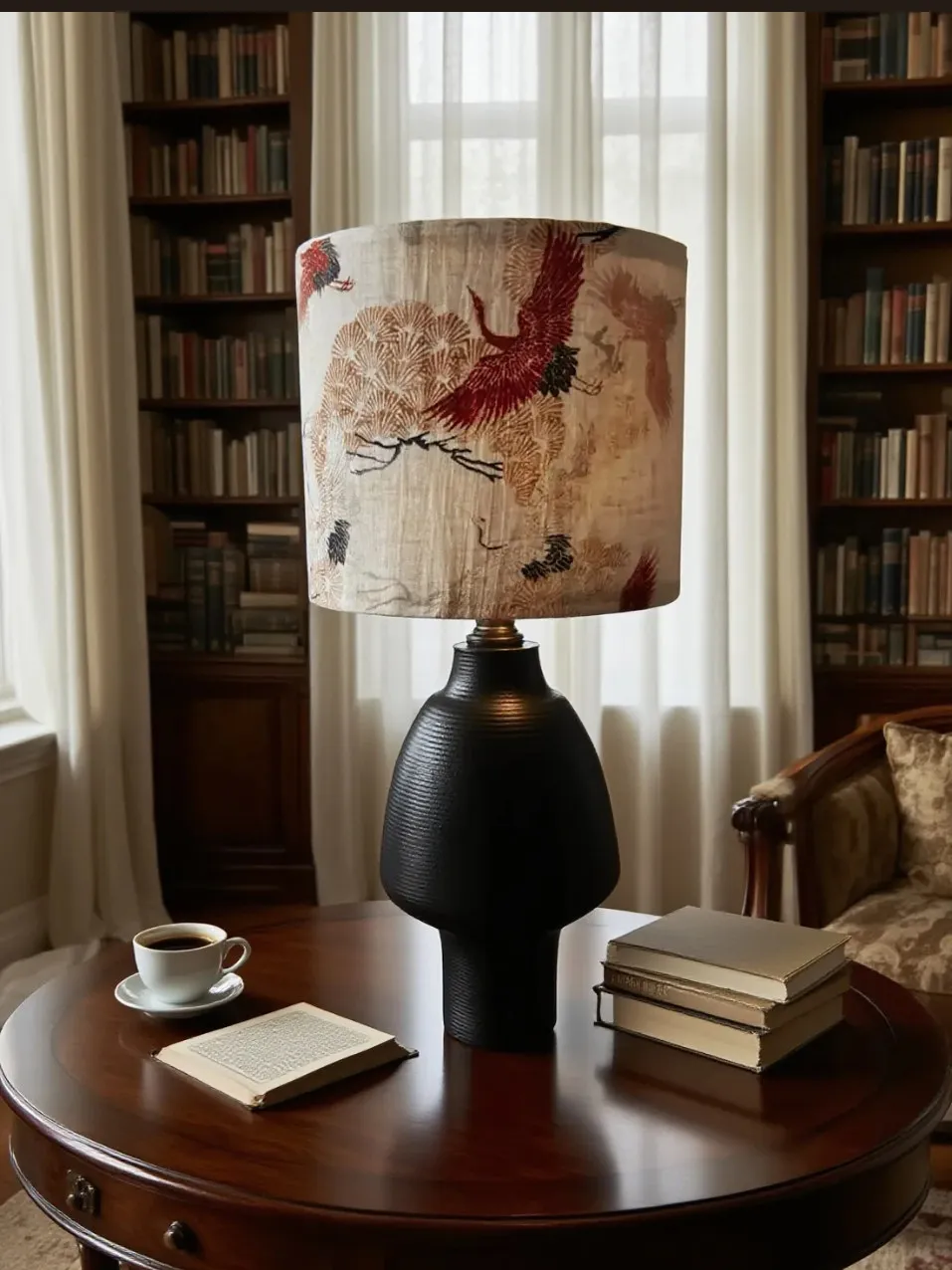 New National Style Table Lamp Advanced French Study Retro Living Room Bedroom Bedside Lamp Smart Table Lamp