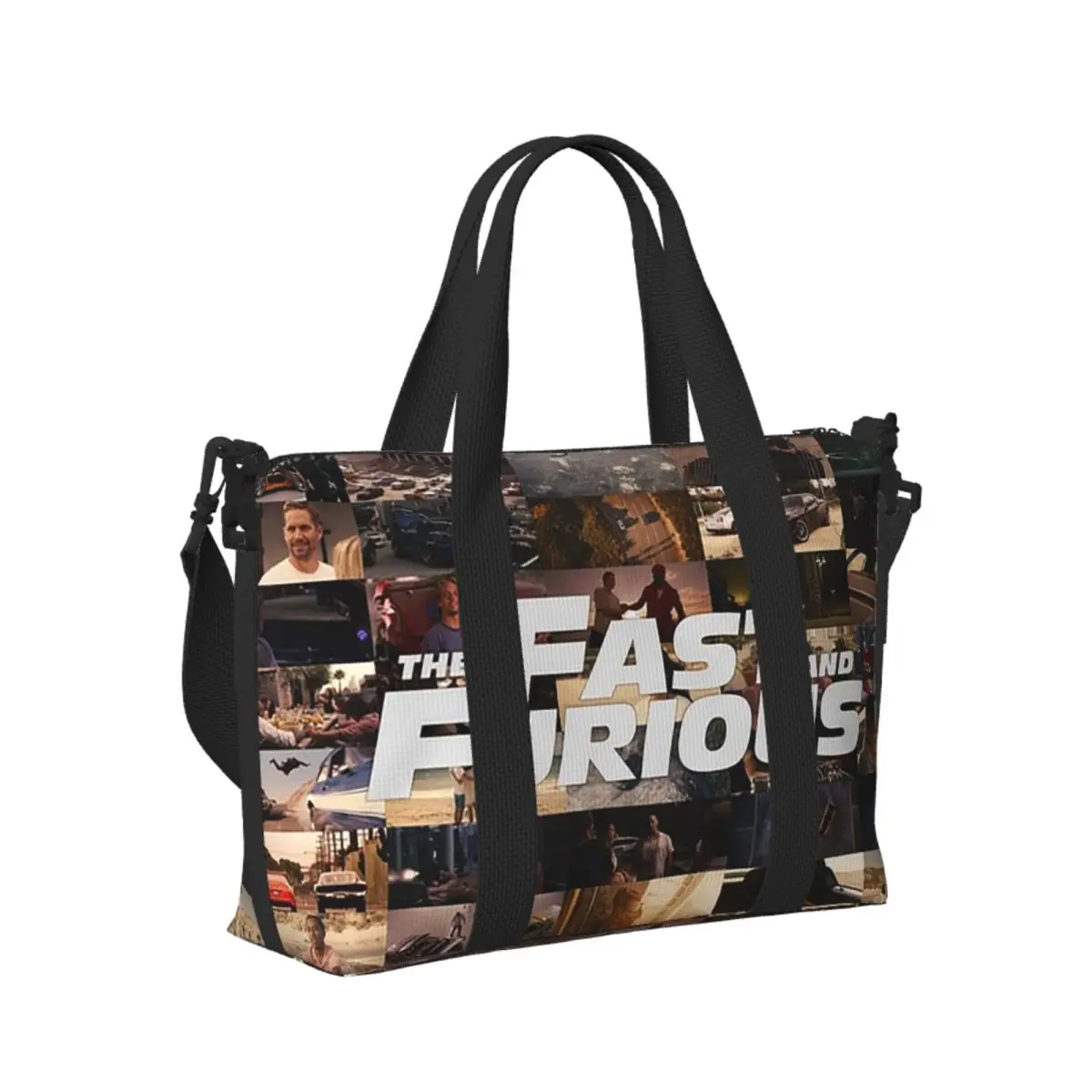 سريع وغاضب أساطير تحية حقيبة سفر الشاطئ سعة كبيرة حمل الحقائب لصالة الألعاب الرياضية اليوغا النساء التسوق حقيبة كتف واق من المطر