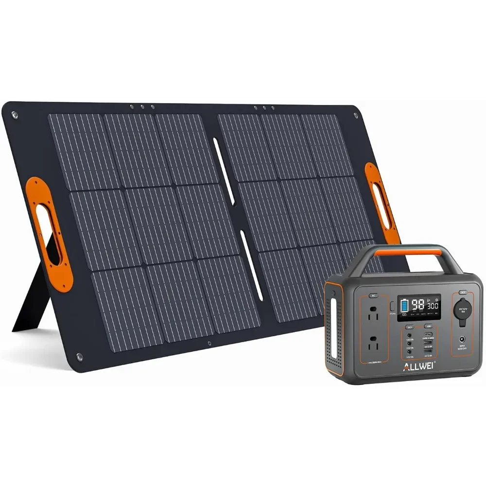 

300W Solar Generator , 280Wh Portable Power Station , Solar Powered Battery Generators , Home Backup, Power Outage,Generator