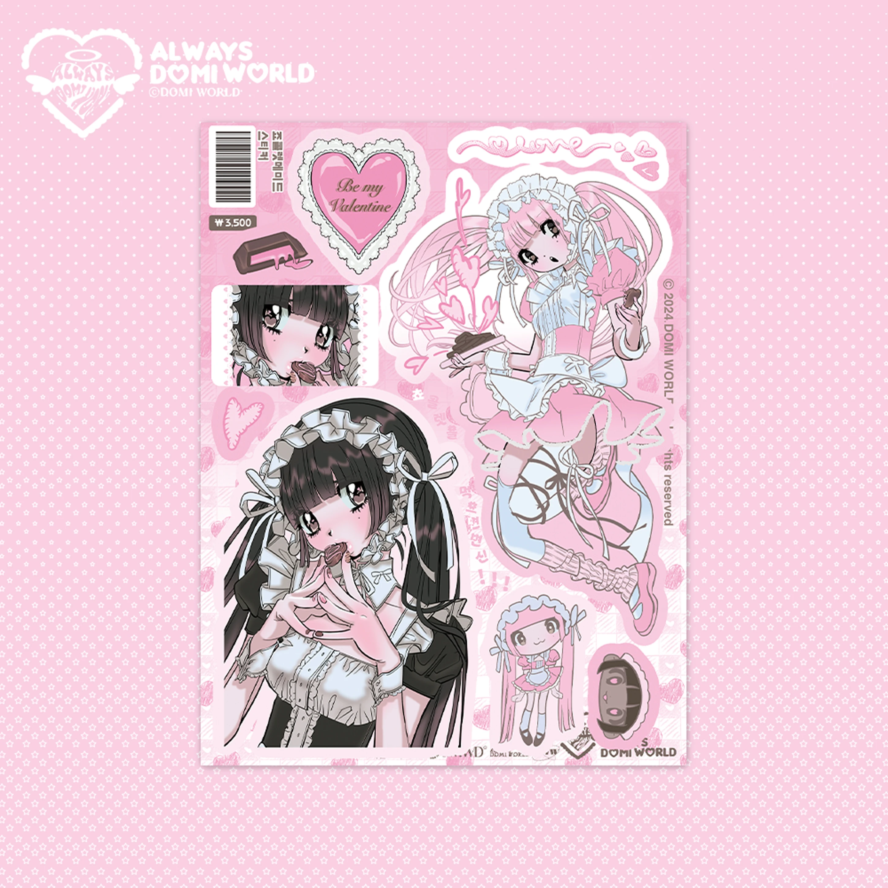 1/9 جديد دومي ملصقات ورقة يلتف شخصيات حار بنات الهواتف المحمولة DIY بها بنفسك مواد الديكور Instagram نمط حساب محمول