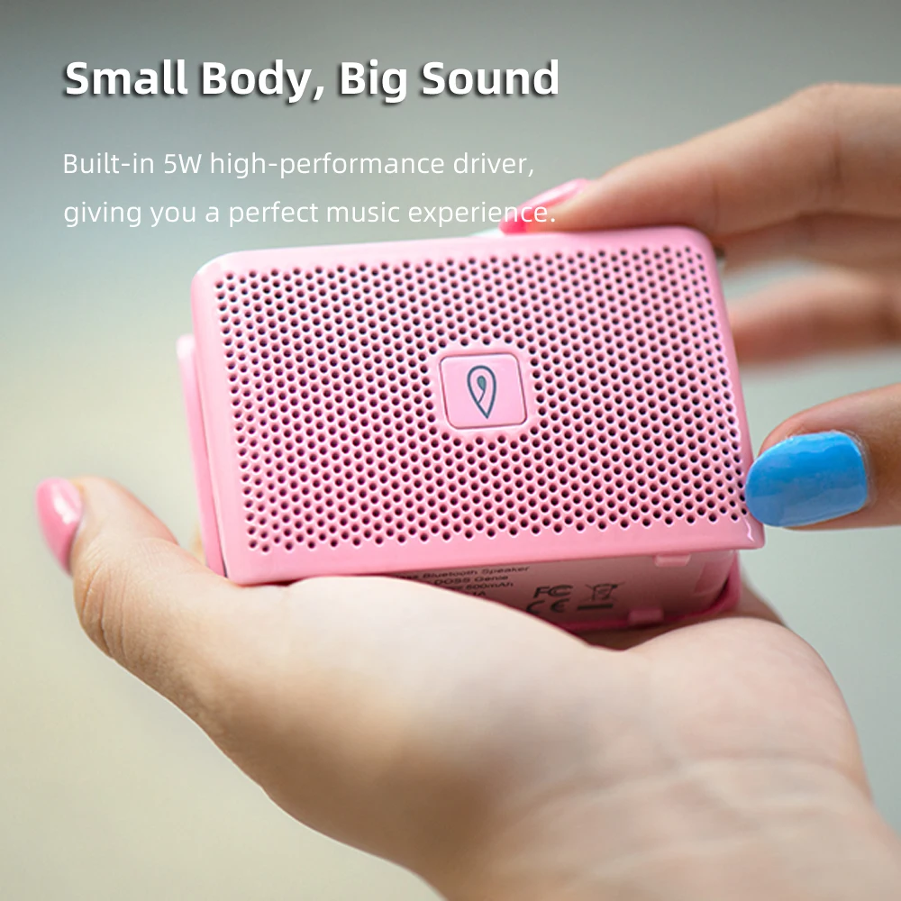 DOSS Genie Беспроводная Bluetooth-Колонка, портативное прослушивание BT4.2, мощный звук 5 Вт, симпатичный музыкальный звуковой ящик в формате MP3, мини-портативные колонки, лучший подарок