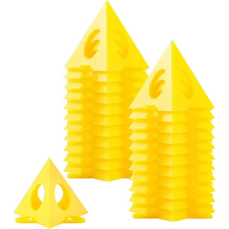 10pc Triangular Bracket Woodworking Paint Bracket Spray Painting Bracket Pyramid Shaped Tripod Cushion Block Auxiliary Tool Set