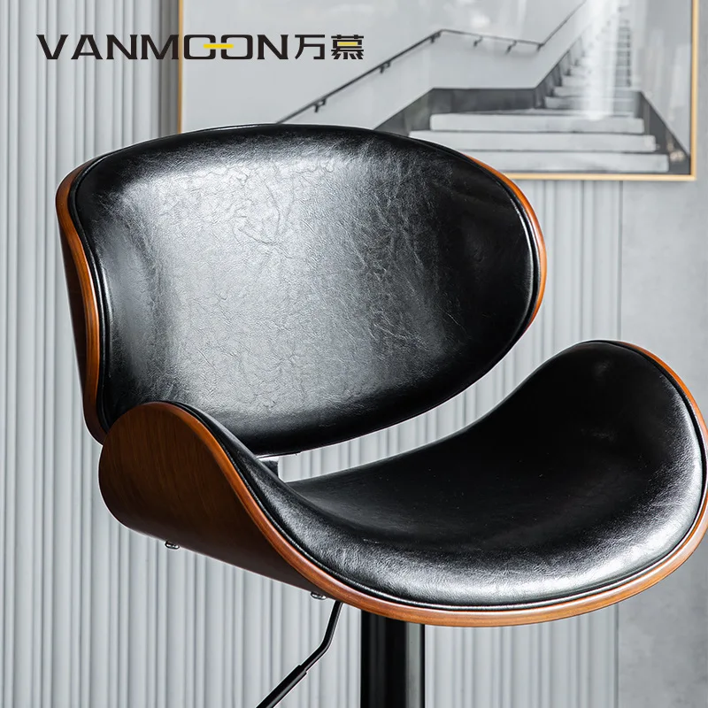 Hoher Hocker, drehbarer Lift, für Zuhause, Café, Rezeption, Barstuhl, Barhocker