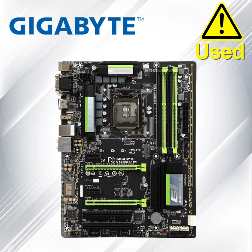 GIGABYTE GA-G1.SNIPER B6 LGA 1150 Intel B85 HDMI SATA 6Gb/s USB 3.0 ATX Intel Motherboard