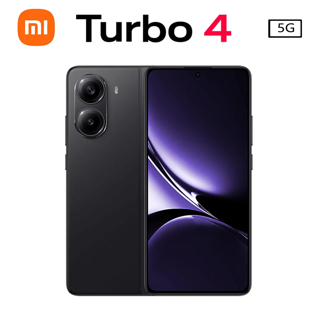 Brand New Xiaomi Redmi Turbo 4 5G Smartphone Dimensity 8400-Ultra 6.67" 120Hz 1.5K Display 50MP NFC 6550mAh 90W Protect Eyes
