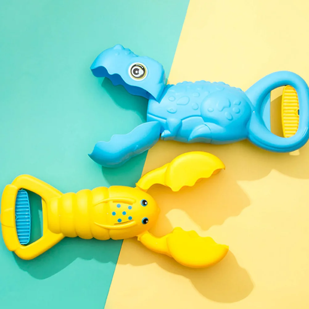 

Robot Alligator Picking Clips Grabber Tool Shaped Pickup Toys for Kids Plastic Reusable Tong Funny Child Picker