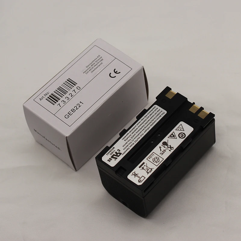 

Аккумулятор Li-ion GEB221 7.4V 4400mAh для тахеометров Leica TS02, TS06, TS09 (безопасный и стабильный, превосходное качество)