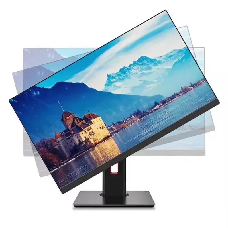 Lifting Base AIO Monoblock Computer I5/i7 10th/11th Gen 23.8inch LCD IPS SSD Win 10/11 Black Business Desktop