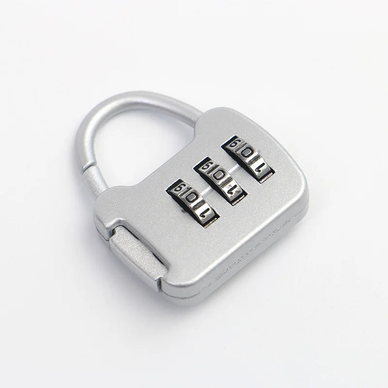 1PCS Color Mini Password  Trolley Case Password Lock Student Dormitory Cabinet Password Lock Backpack Zipper Lock